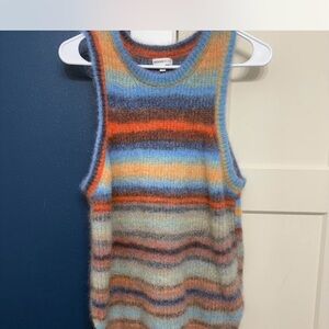 Minnie Rose Mohair Alpaca Blend Knit Sweater